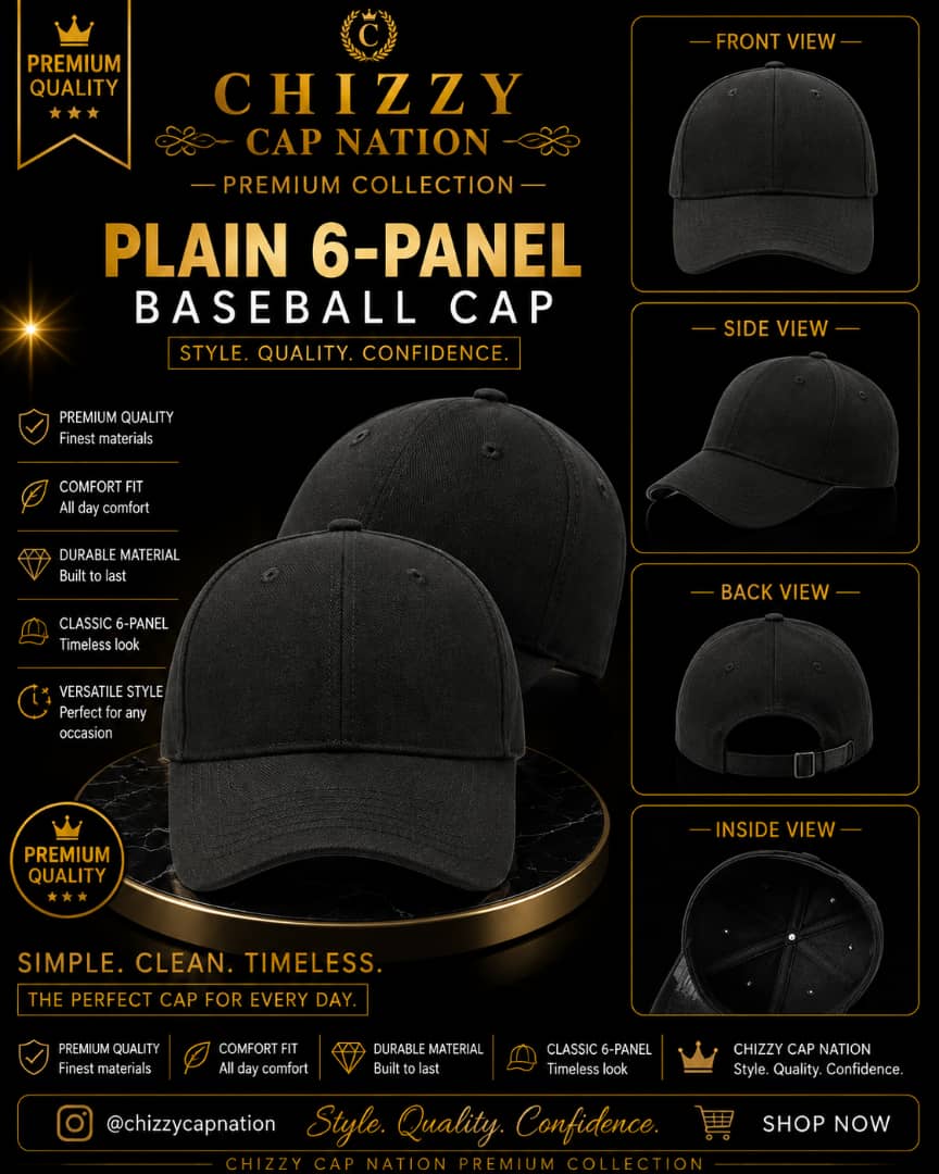 CHIZZY CAP NATION Premium Plain Baseball Collections