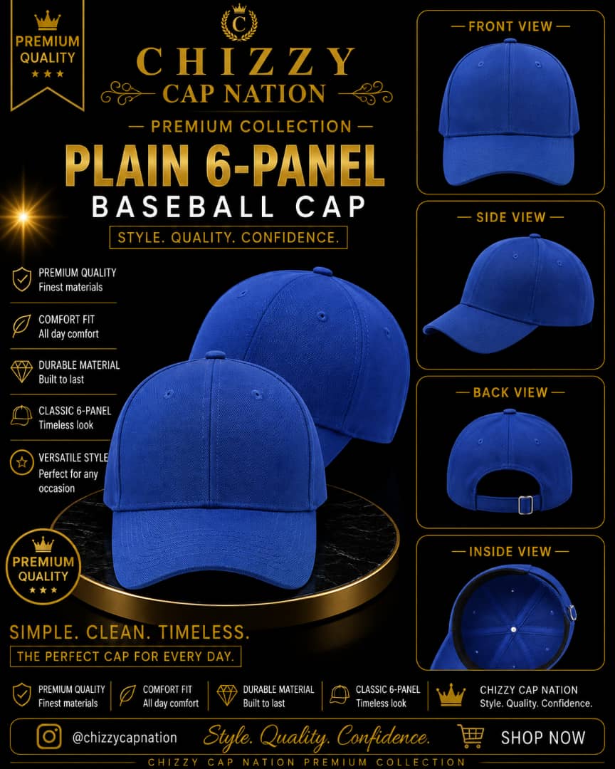 CHIZZY CAP NATION Premium Plain Baseball Collections