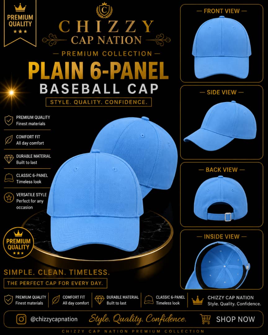 CHIZZY CAP NATION Premium Plain Baseball Collections