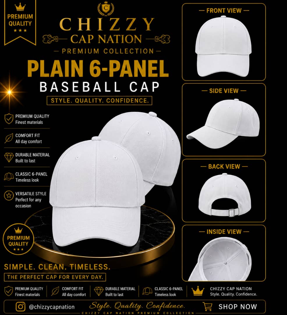 CHIZZY CAP NATION Premium Plain Baseball Collections