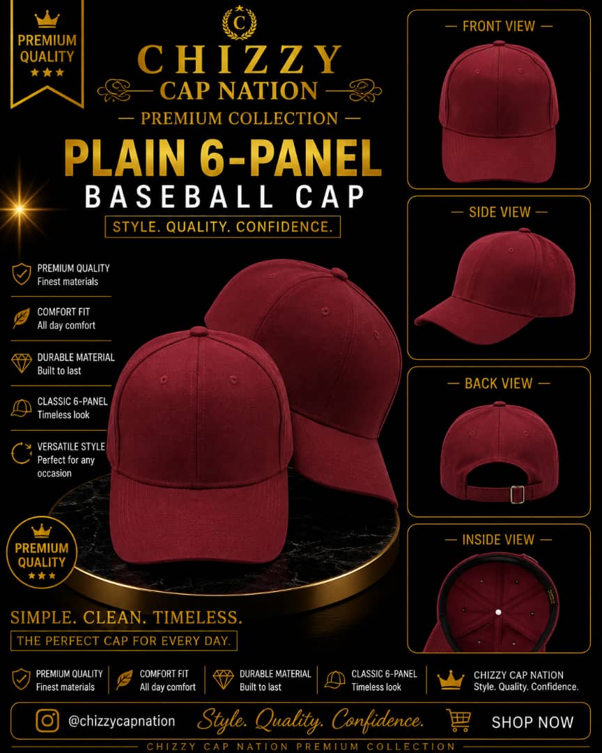 CHIZZY CAP NATION Premium Plain Baseball Collections