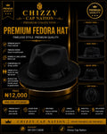 CHIZZY CAP NATION Premium Fedora Hats Collections