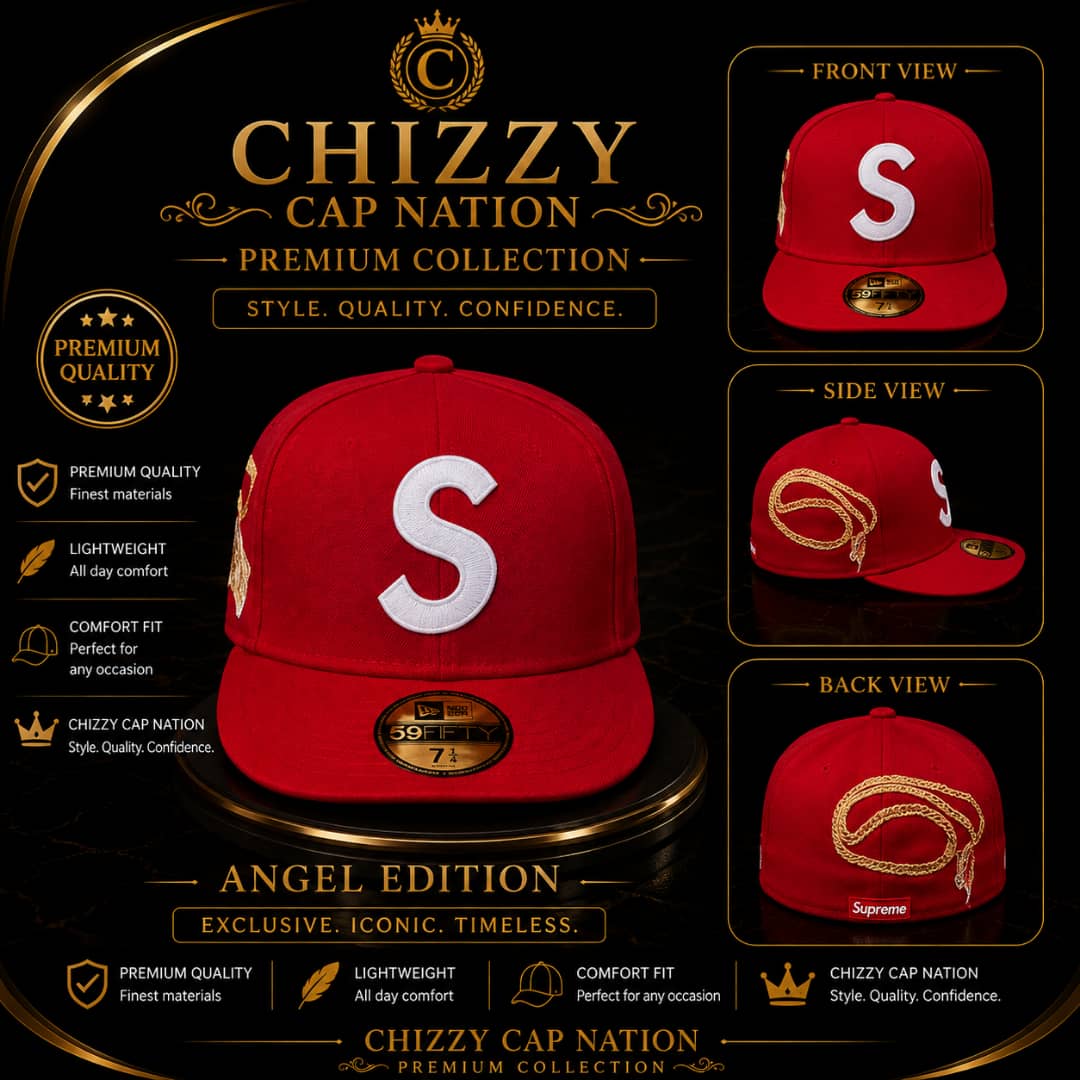 CHIZZY CAP NATION Premium Red S Cap Collections