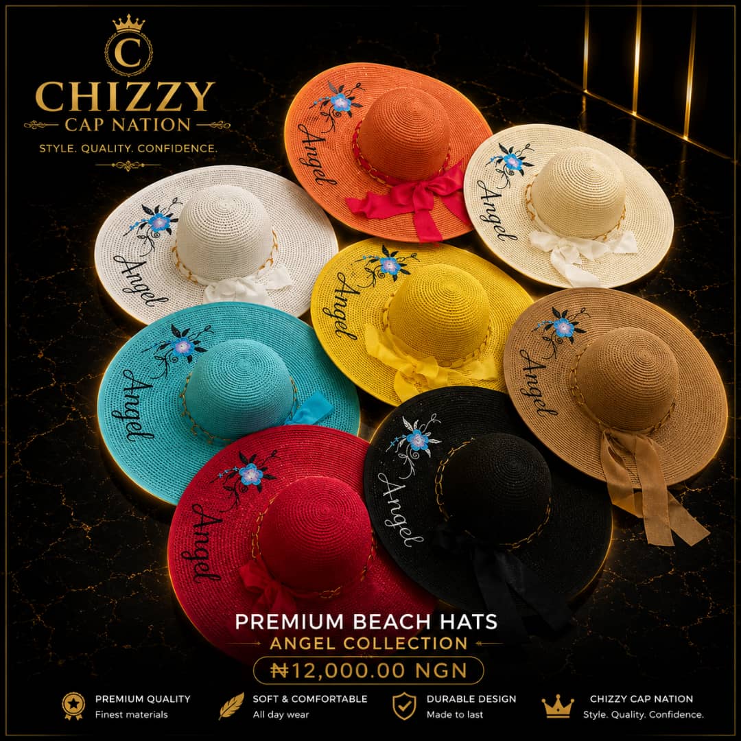 CHIZZY CAP NATION Premium Ladies Beach Hat Cap