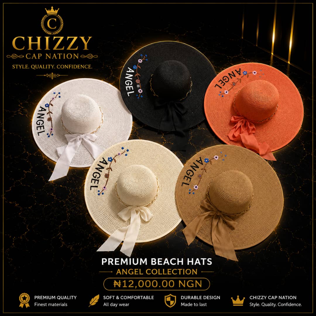 CHIZZY CAP NATION Premium Ladies Beach Hat Cap