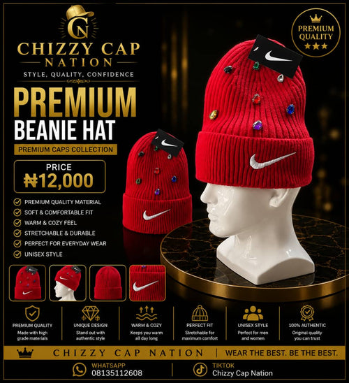CHIZZY CAP NATION Premium Beanies