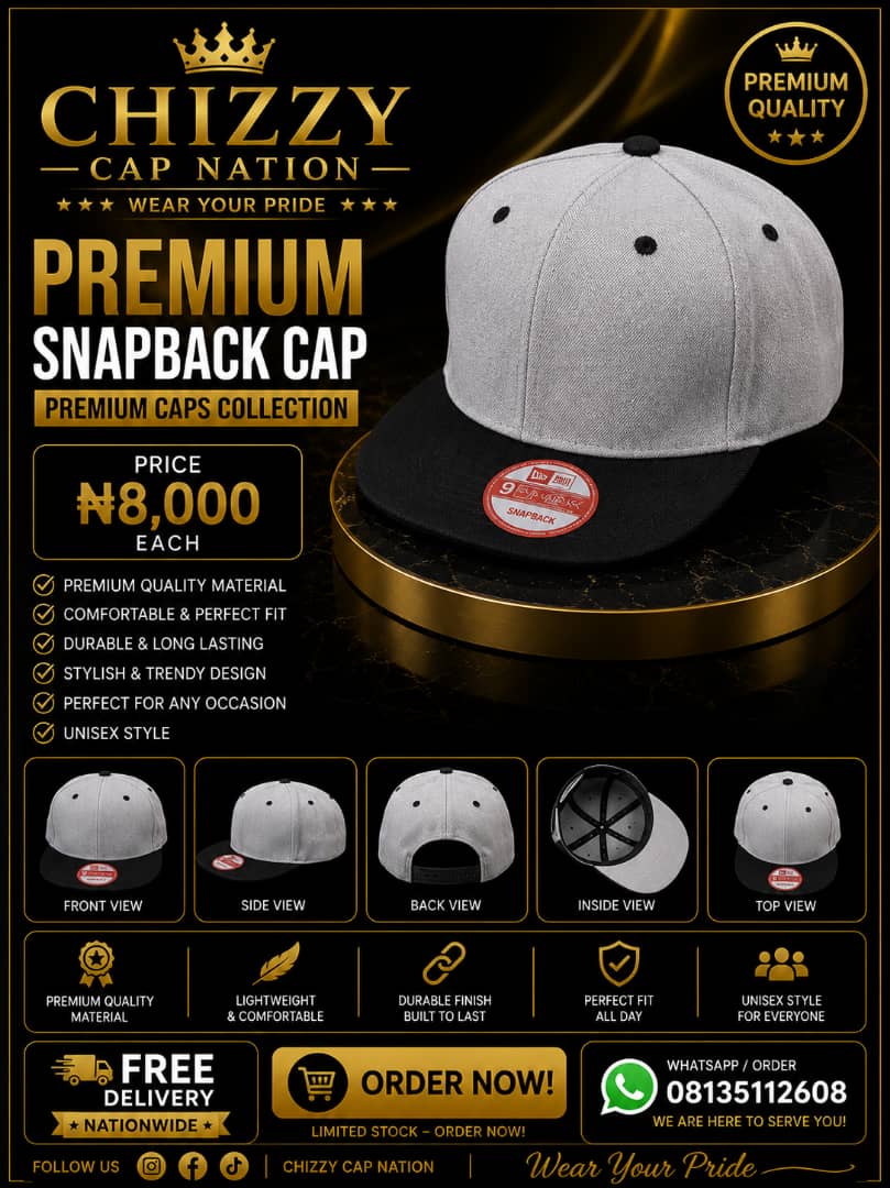 CHIZZY CAP NATION Premium Plain New Era Snap Backs