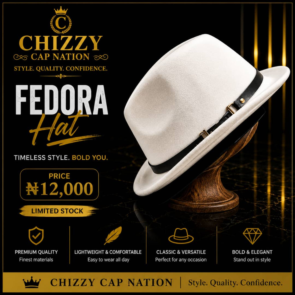 CHIZZY CAP NATION Premium Fedora Hat