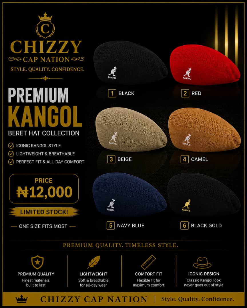 CHIZZY CAP NATION Premium Kangol Collection Caps