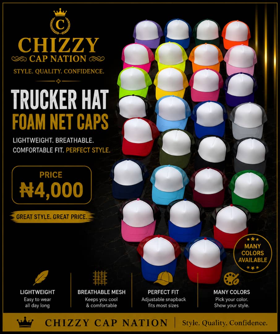 CHIZZY CAP NATION Premium Plain Baseball Cap